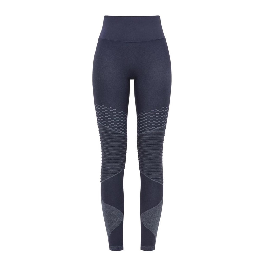 Spanx Dark Blue Women’s Seamless Moto High Waisted Leggings Size Medium New